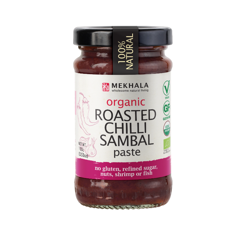Organic Roasted Chilli Sambal Paste Mekhala Living