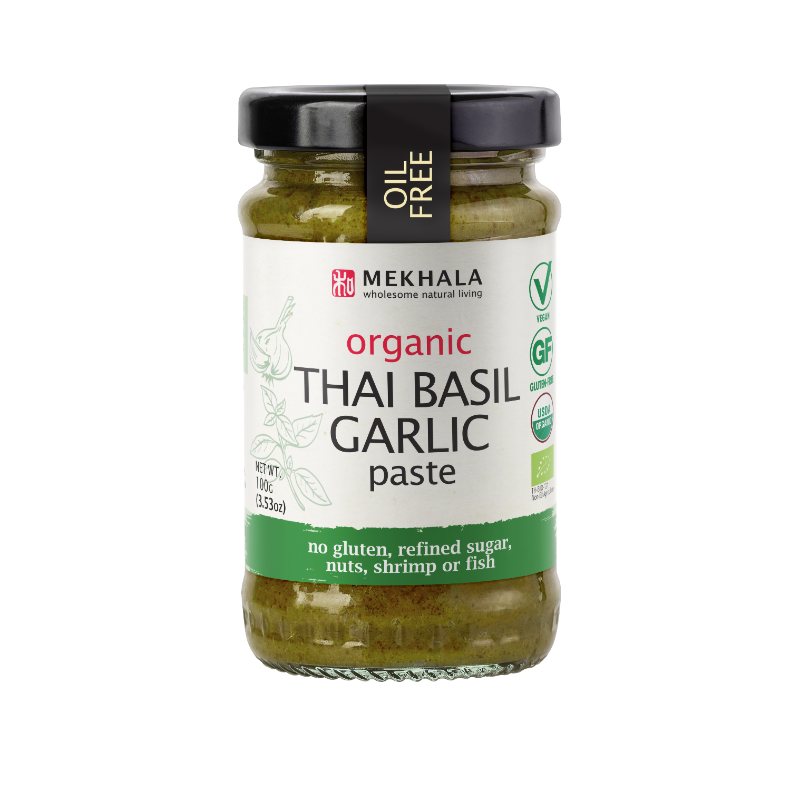 Organic Thai Basil Garlic Paste Mekhala Living