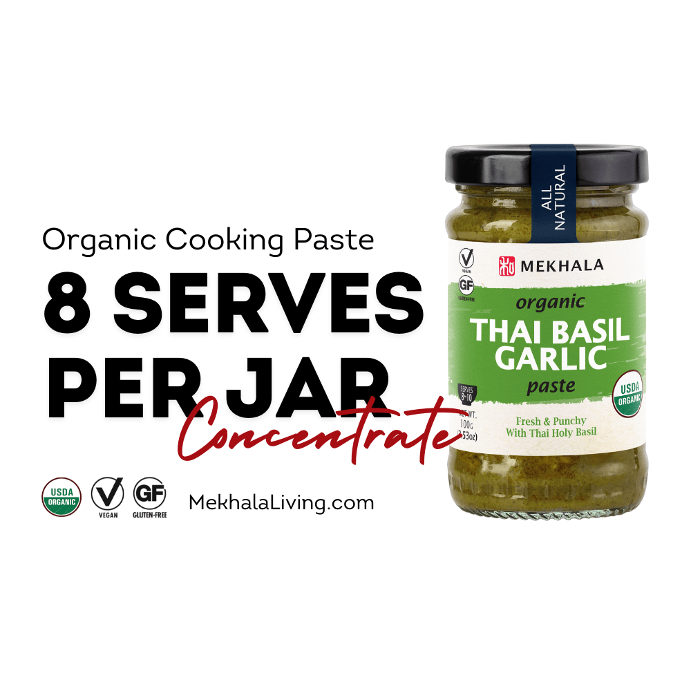 Buy Organic thai basil garlic - 8 Serves Per Jar