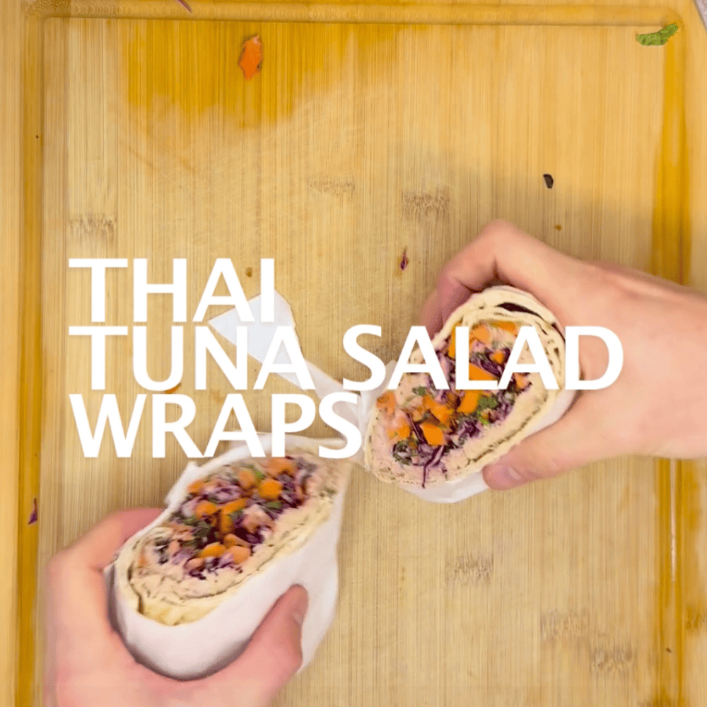 Thai Tuna Salad Wraps – Meal Prep Series